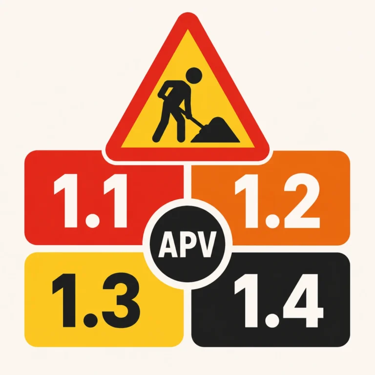 Skillnaden mellan APV 1.1, 1.2, 1.3 och 1.4