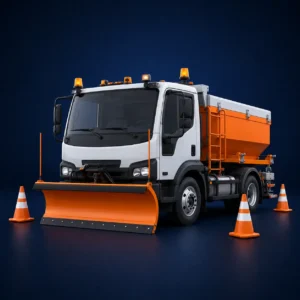 APV 1.1 + 1.2 kurs online – fordonsförare paket med väghållningsfordon och trafikkon